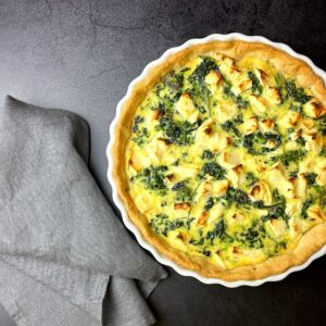 Egg and spinach pie