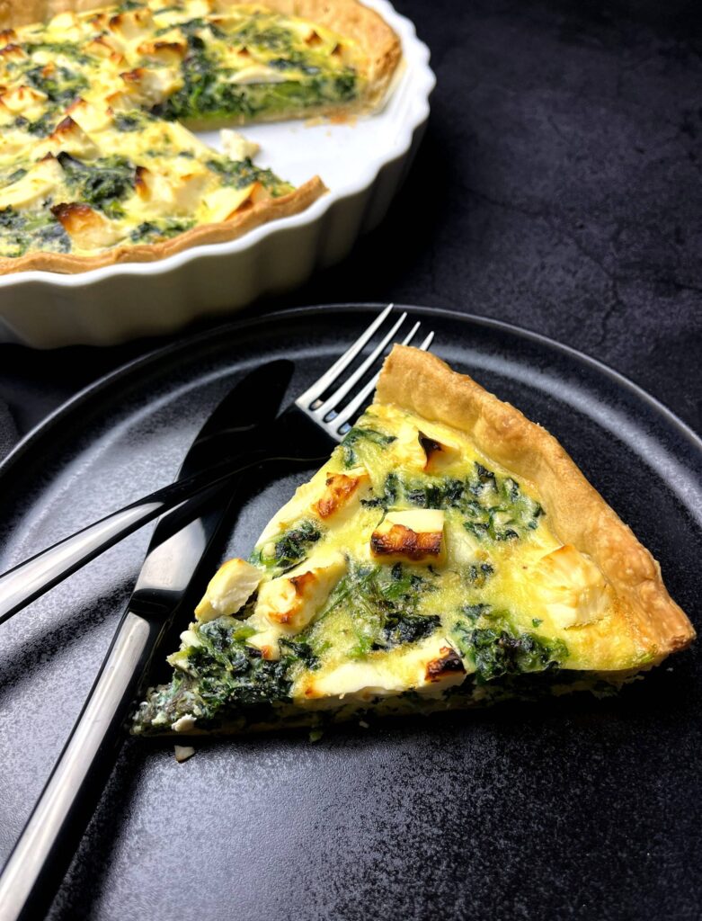 Egg and spinach pie
