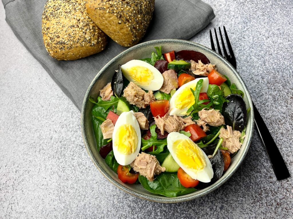 Light and fresh tuna salad